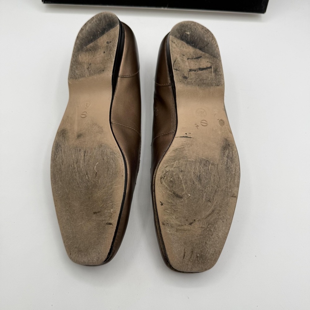 Capezio Shoes Womens Size 7.5 Bronze Jenny Slip On Loafer Flats Comfort - Picture 8 of 15